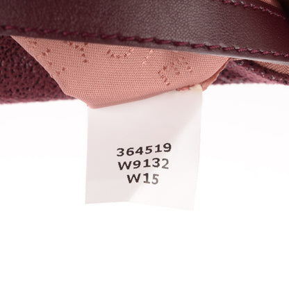 Stella McCartney Shaggy Deer Mini Falabella Shoulder Bag Plum 7 of 8