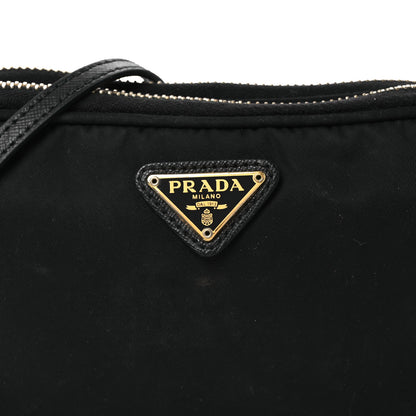 Prada Nylon Saffiano Double Zip Camera Bag Black 9 of 15
