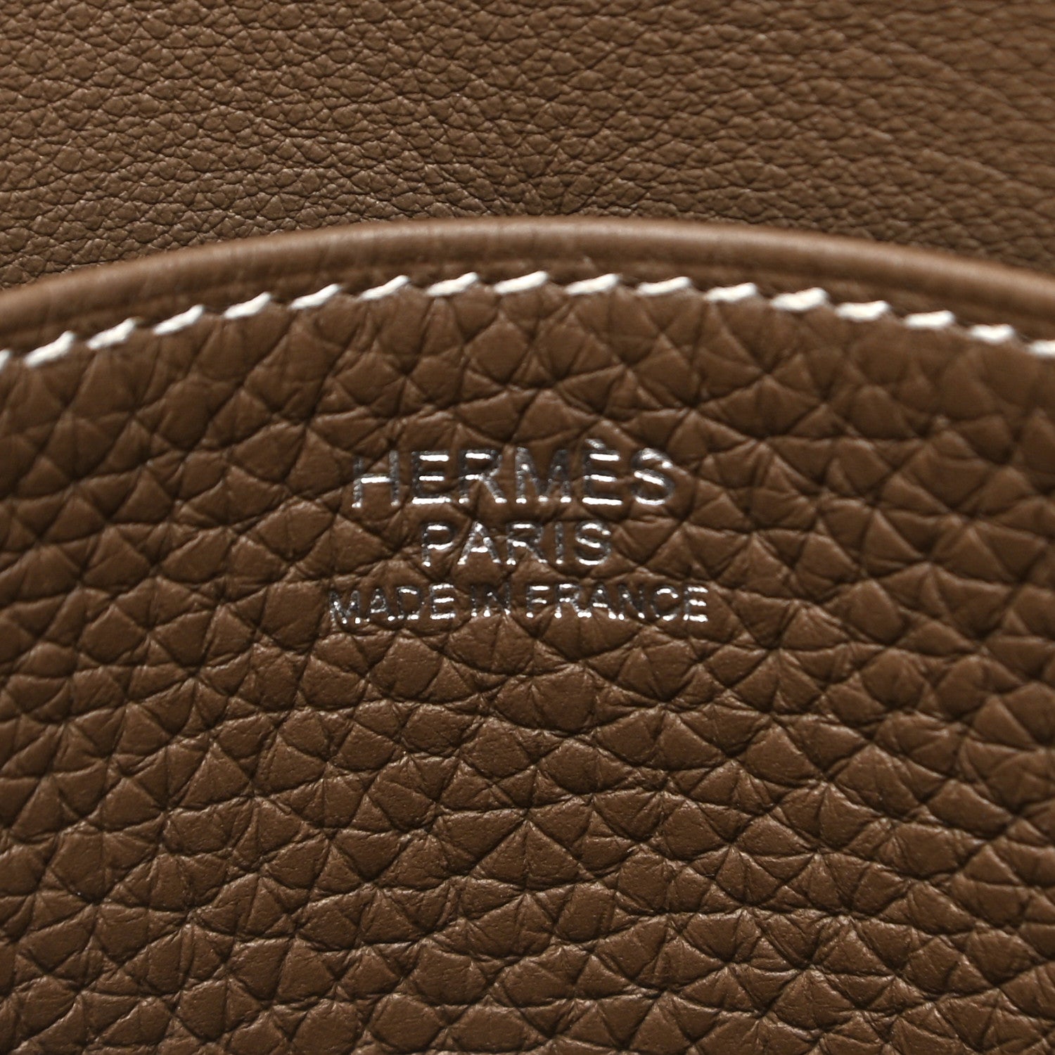 Hermes Taurillon Clemence Halzan 25 Etoupe 7 of 13