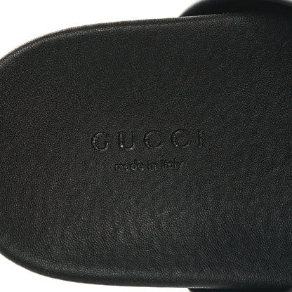 Gucci Nylon Web Womens Slide Sandals 35 Black Green Red 8 of 8