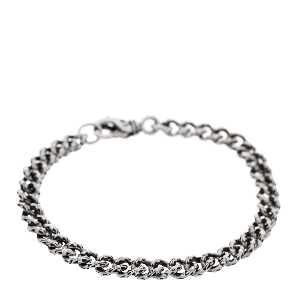 Sterling Silver Mini Extra Fancy Link Bracelet