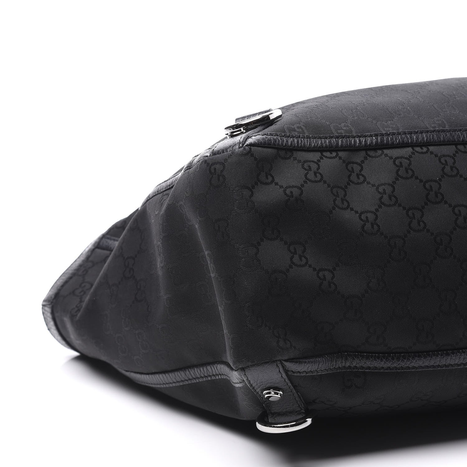 Gucci Nylon Monogram Large Abbey Tote Black 8 of 12