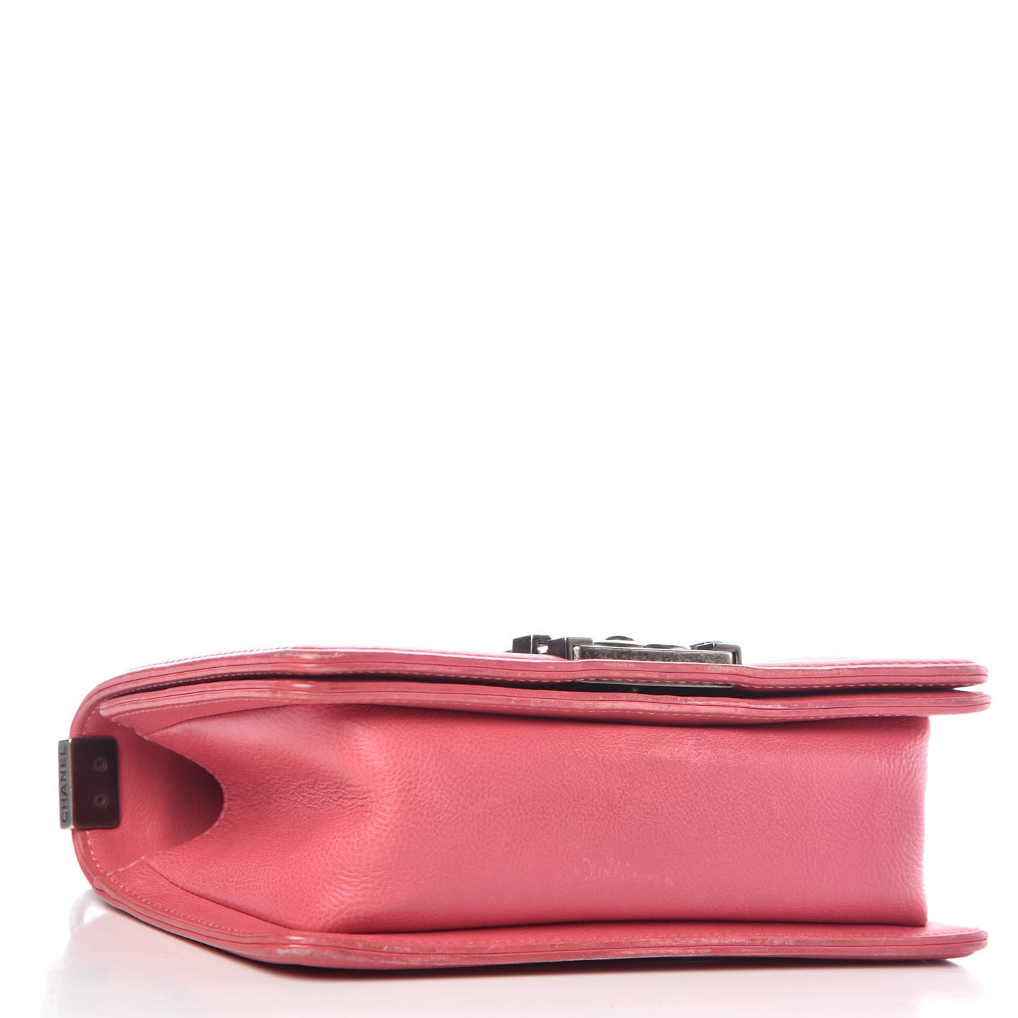 Calfskin Quilted Small Boy Flap Pink
