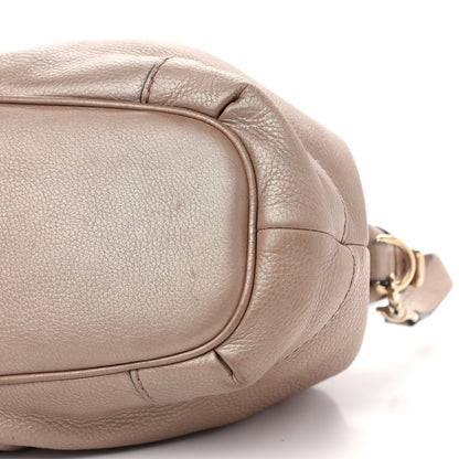 Gucci Metallic Calfskin Medium Sukey Top Handle Bag Pink 9 of 12