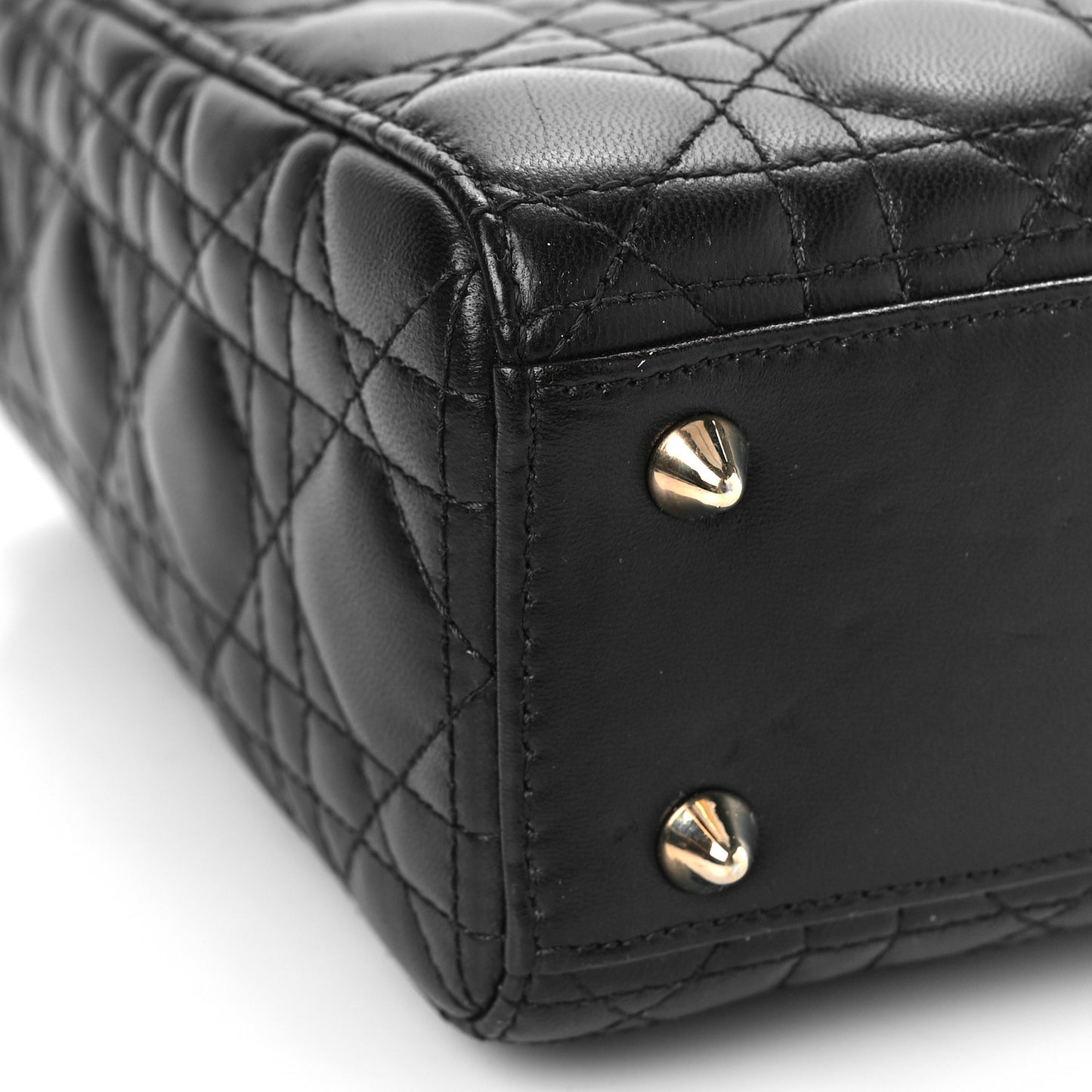 Lambskin Cannage Small My ABCDior Lady Dior Black