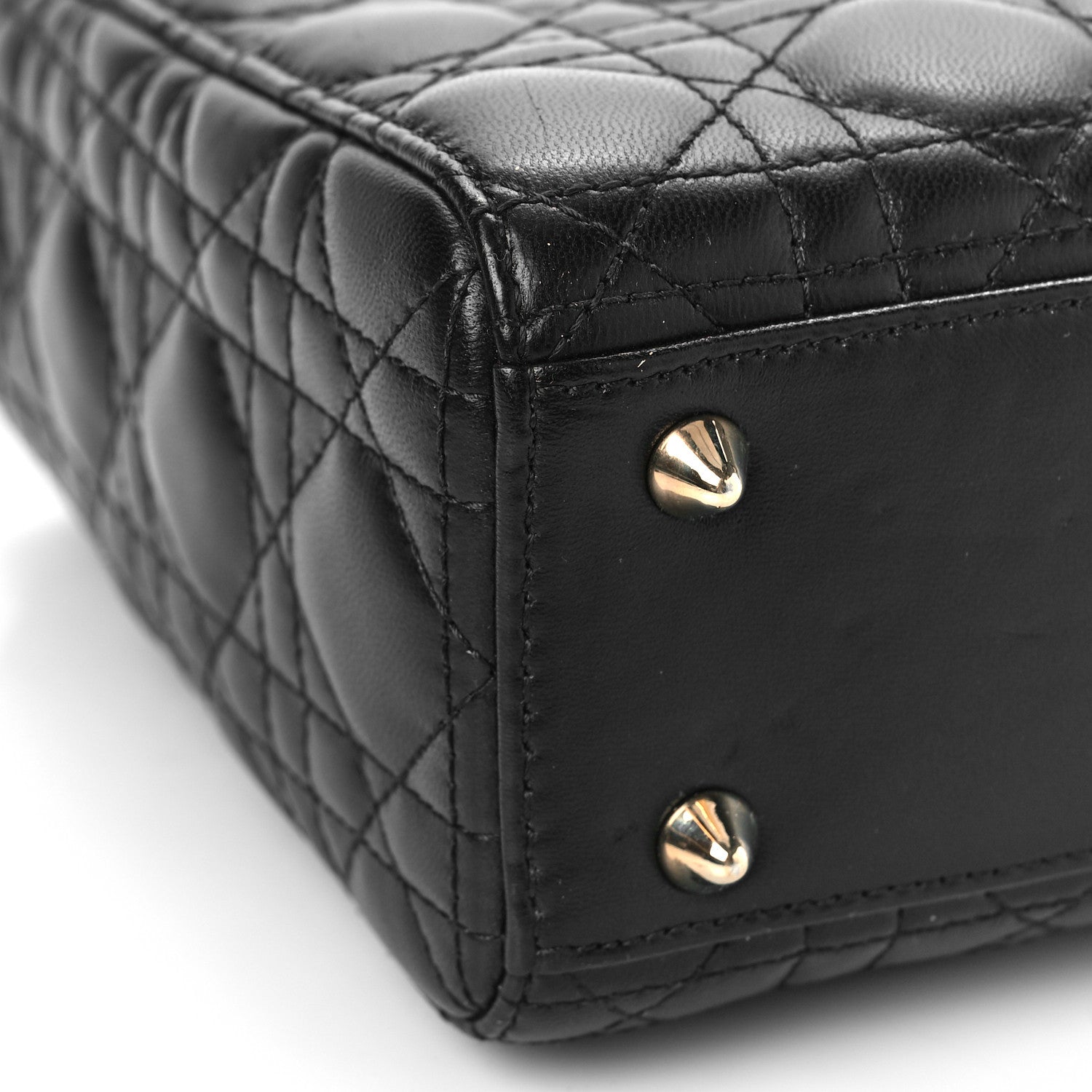 Christian Dior Lambskin Cannage Small My ABCDior Lady Dior Black 7 of 10