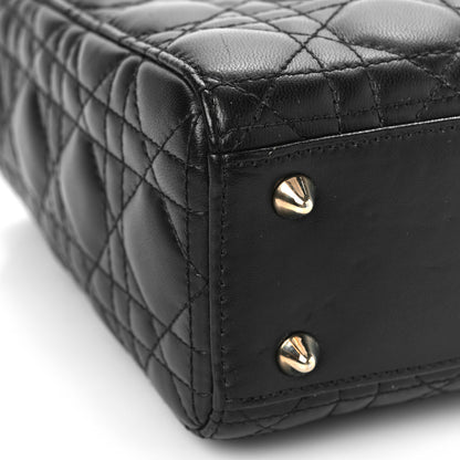 Christian Dior Lambskin Cannage Small My ABCDior Lady Dior Black 7 of 10