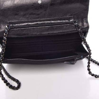 Chanel Aged Calfskin Quilted Reissue Wallet On Chain WOC So Black 5 of 9
