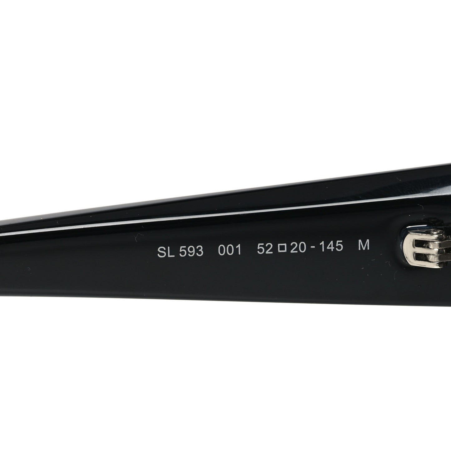 Acetate Ultra Cat Eye Sunglasses SL 593 Black