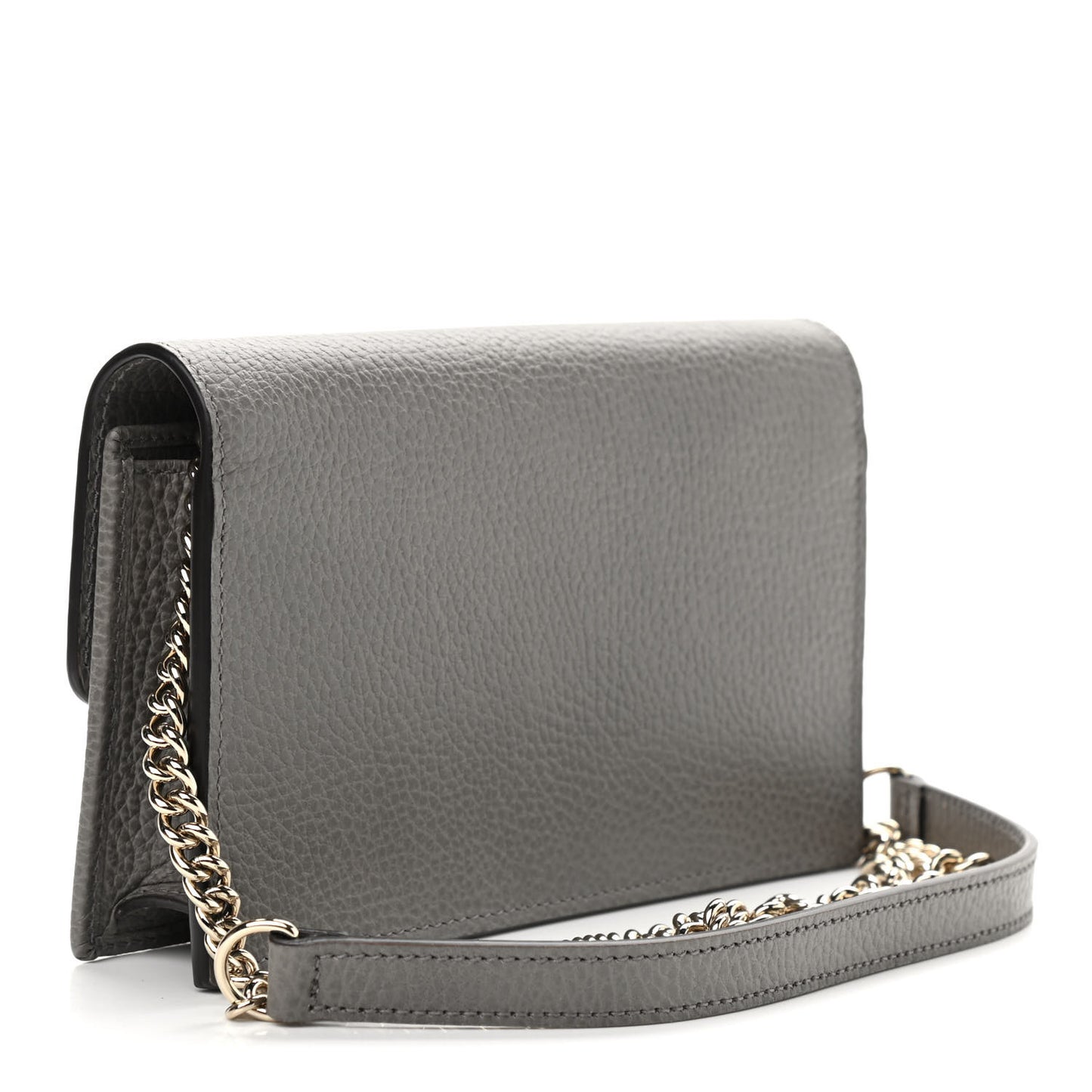 Dollar Calfskin Interlocking G Chain Wallet Loess
