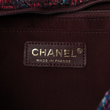 Chanel Tweed Jumbo Flap Red 6 of 9