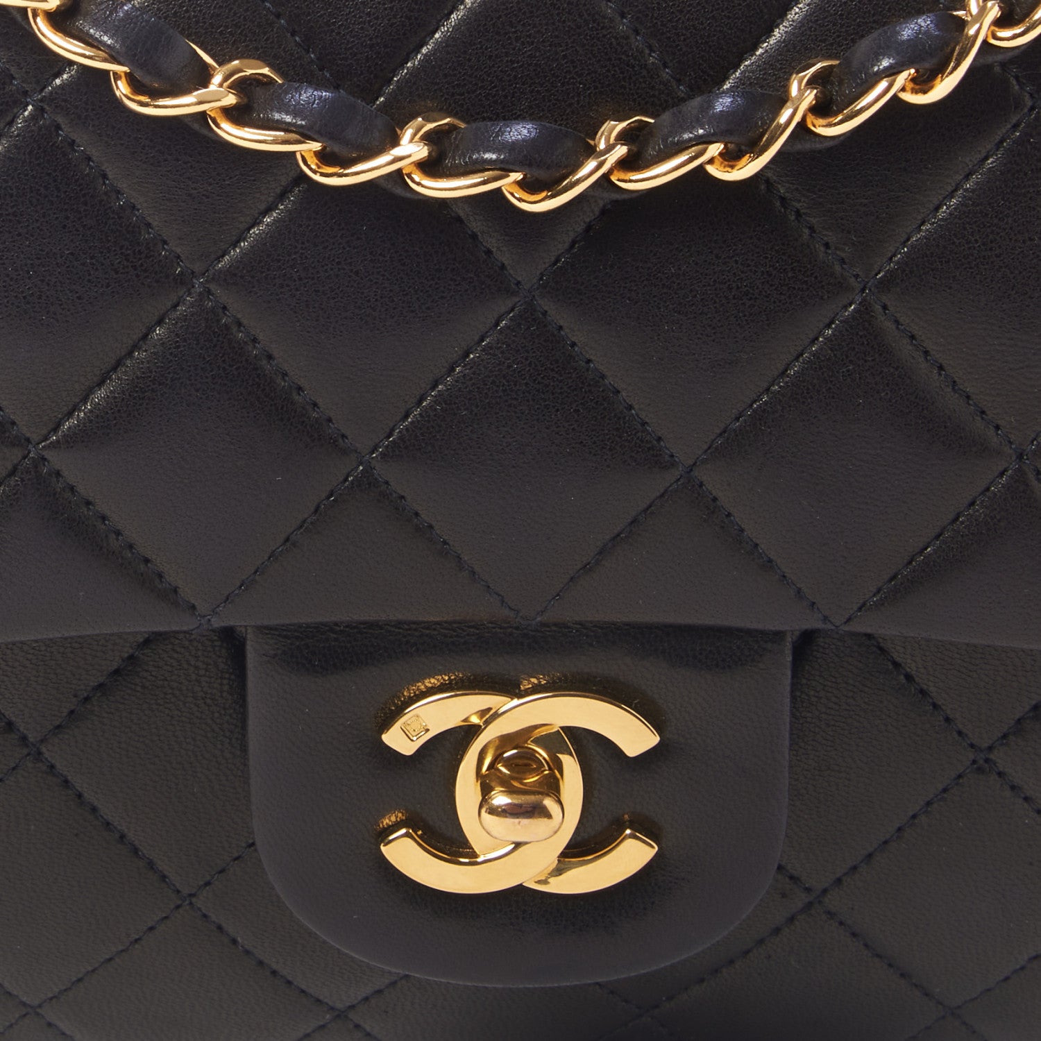 Chanel Lambskin Quilted Medium Double Flap Brown 7 of 10