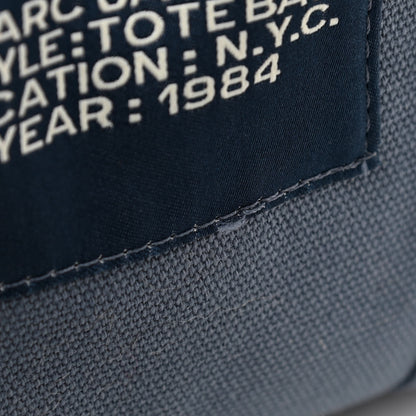 Marc Jacobs Cotton Canvas Mini The Tote Bag Blue Shadow 11 of 12