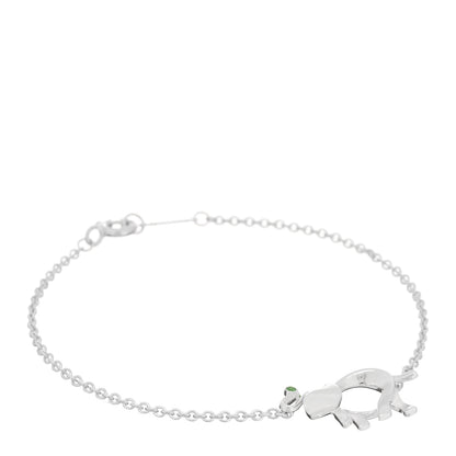 Tiffany Sterling Silver Tsavorite Save the Wild Elephant Bracelet 1 of 3