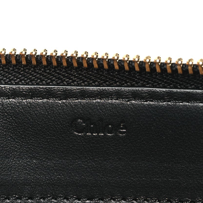 Chloe Grained Calfskin Marcie Long Zip Around Wallet Black 6 of 9