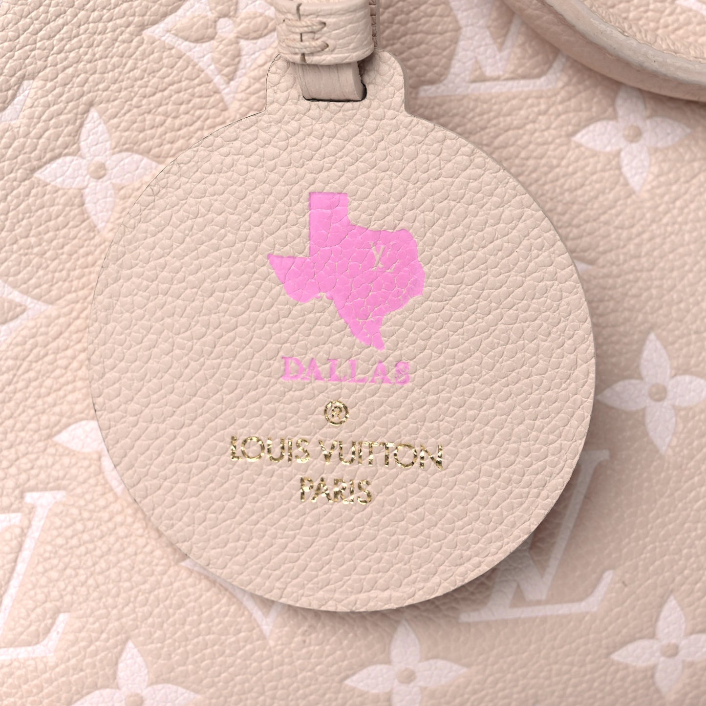 Empreinte Monogram Spring In The City Onthego MM Beige Pink Yellow