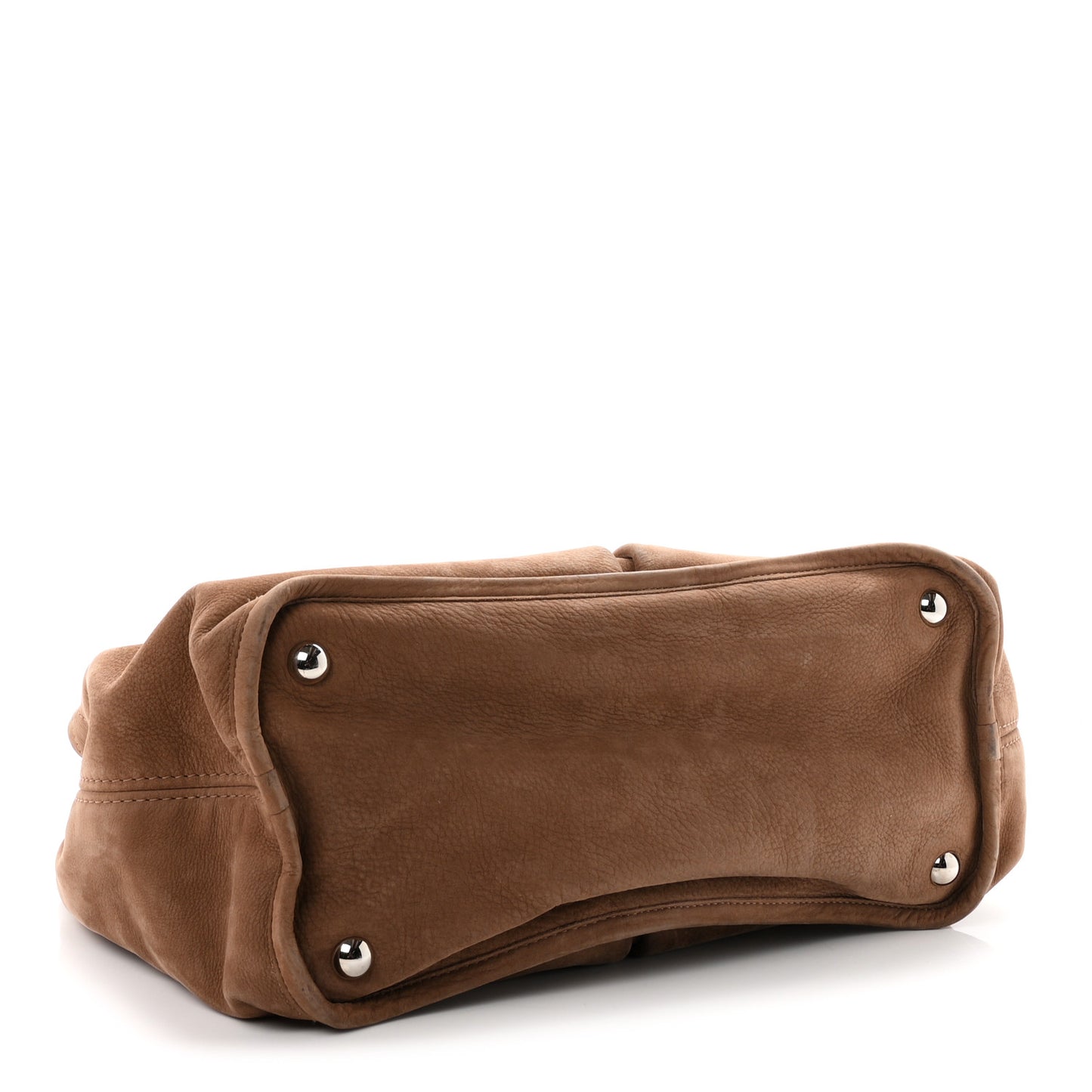 Ultra Soft Suede Calfskin Natural Beauty Tote Brown
