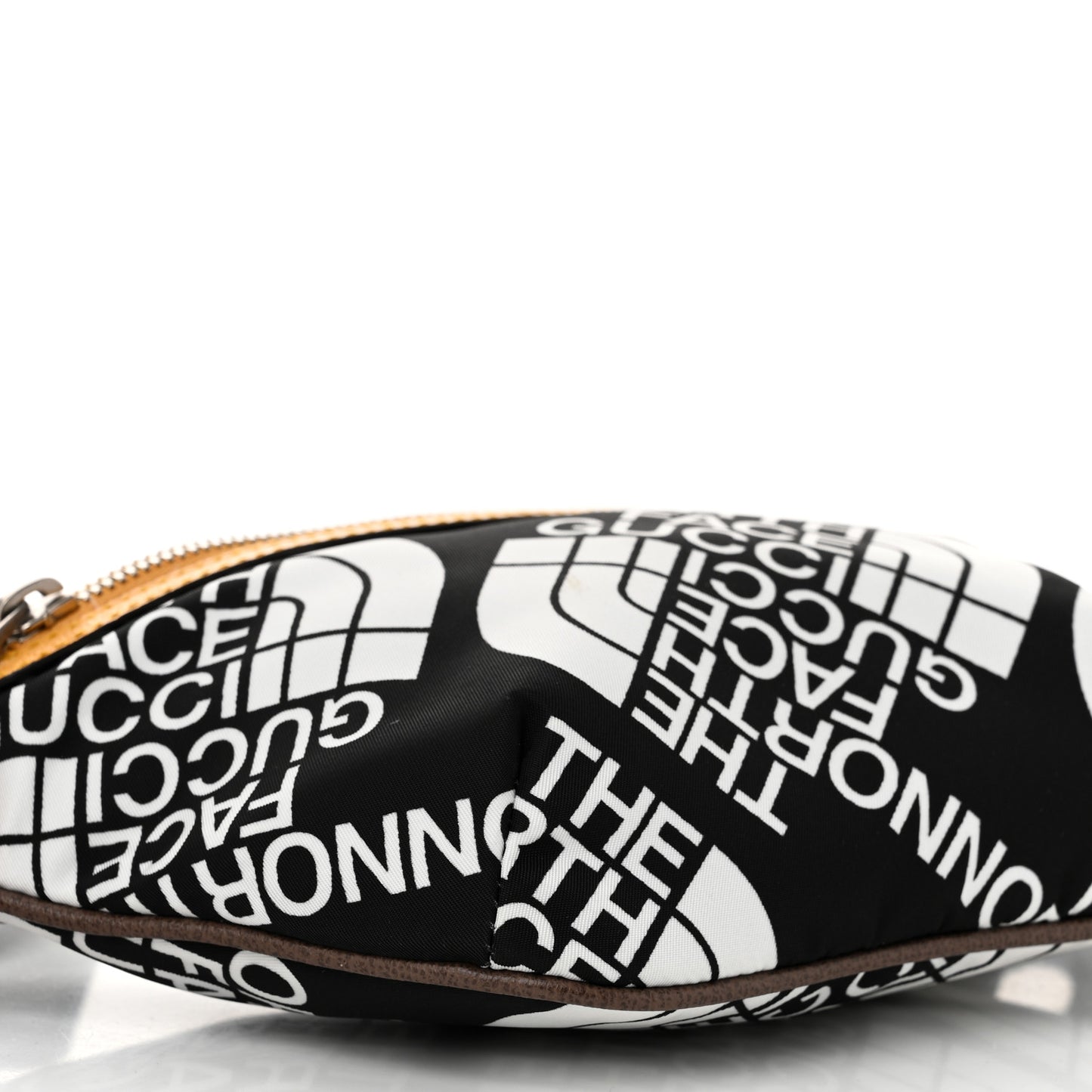 X THE NORTH FACE Econyl Nylon Belt Bag Black Ivory Crop