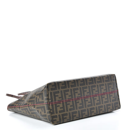 Fendi Zucca Spalmati Small Roll Tote Tobacco Fragola 3 of 20