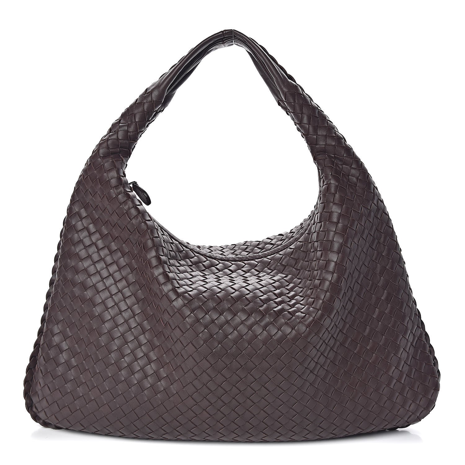 Bottega Veneta Nappa Intrecciato Large Veneta Hobo Ash Scuro 1 of 8