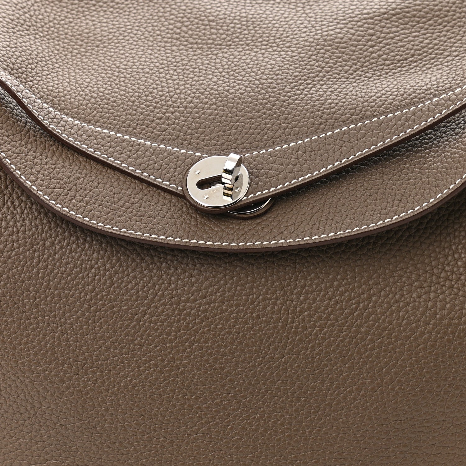 Hermes Taurillon Clemence Lindy 34 Etoupe 7 of 10