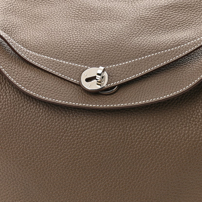 Hermes Taurillon Clemence Lindy 34 Etoupe 7 of 10