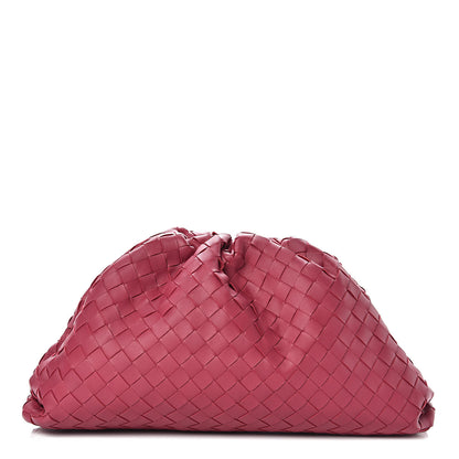 Bottega Veneta Nappa Maxi Intrecciato The Pouch Oversized Clutch Amaranto 1 of 10