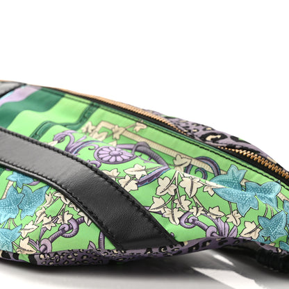 Versace Nylon Calfskin Barocco Mosaic Print Bondage Belt Bag Jacaranda Multicolor 8 of 8