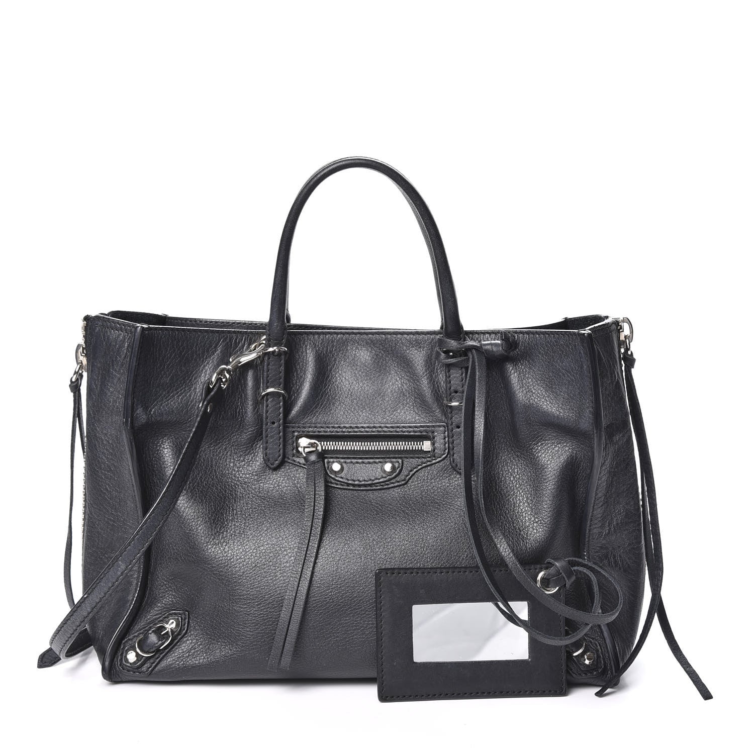 Balenciaga Veau Papier A6 Zip Around Tote Black 1 of 10