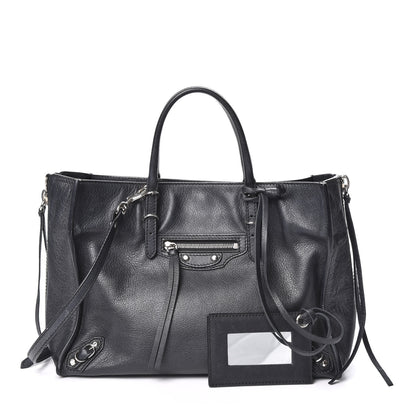 Balenciaga Veau Papier A6 Zip Around Tote Black 1 of 10