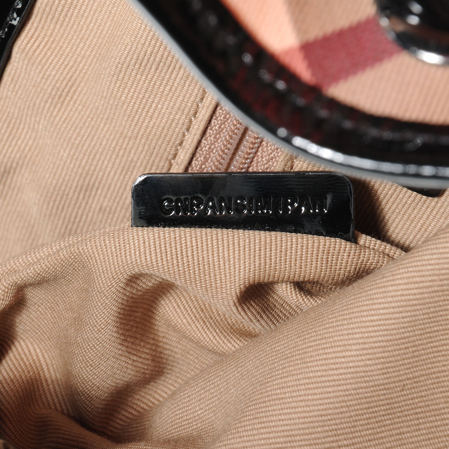 Patent Nova Check Backpack