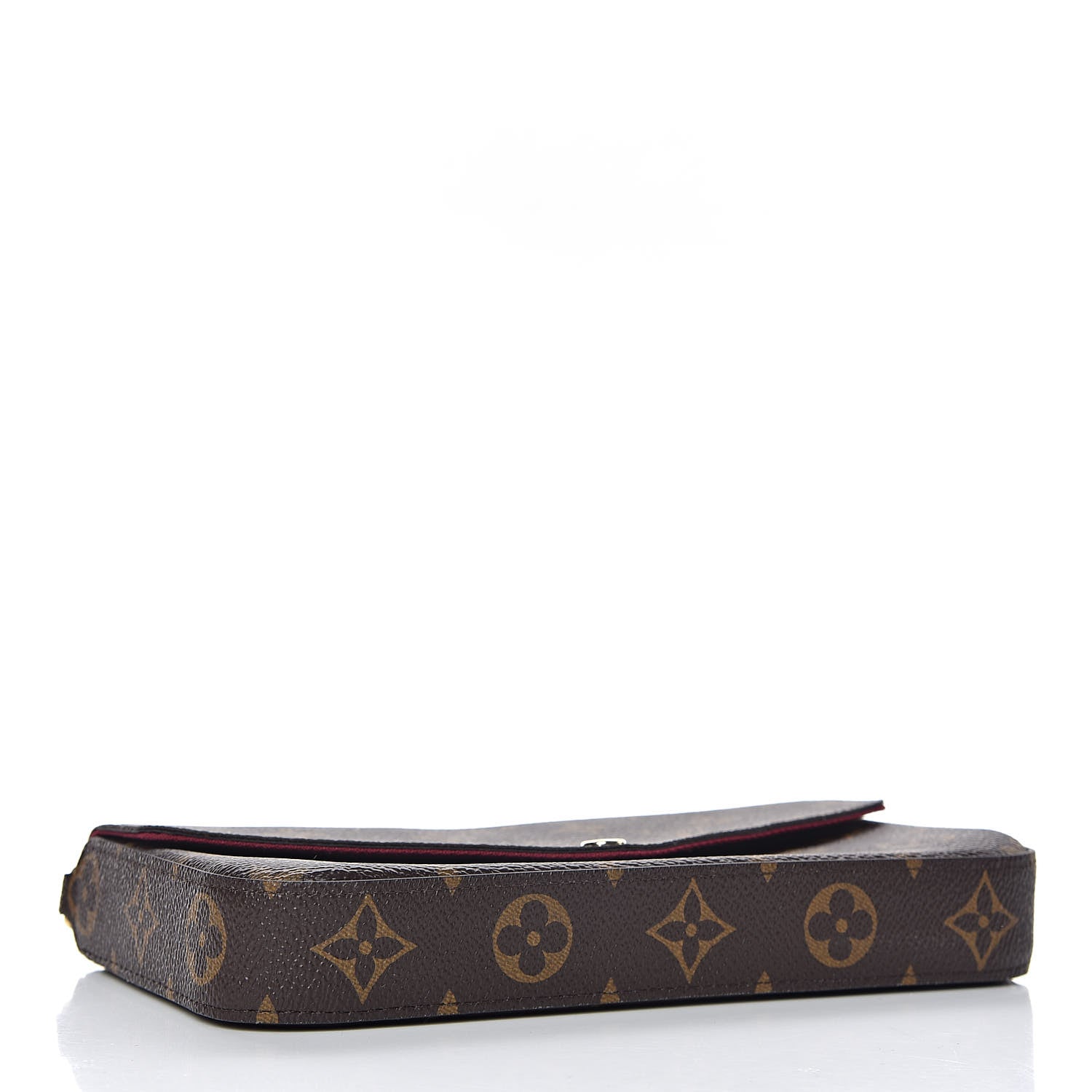 Louis Vuitton Monogram Pochette Felicie Chain Wallet Fuchsia 4 of 9