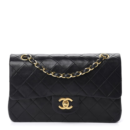 Chanel Lambskin Quilted Small Double Flap Black 1 of 14