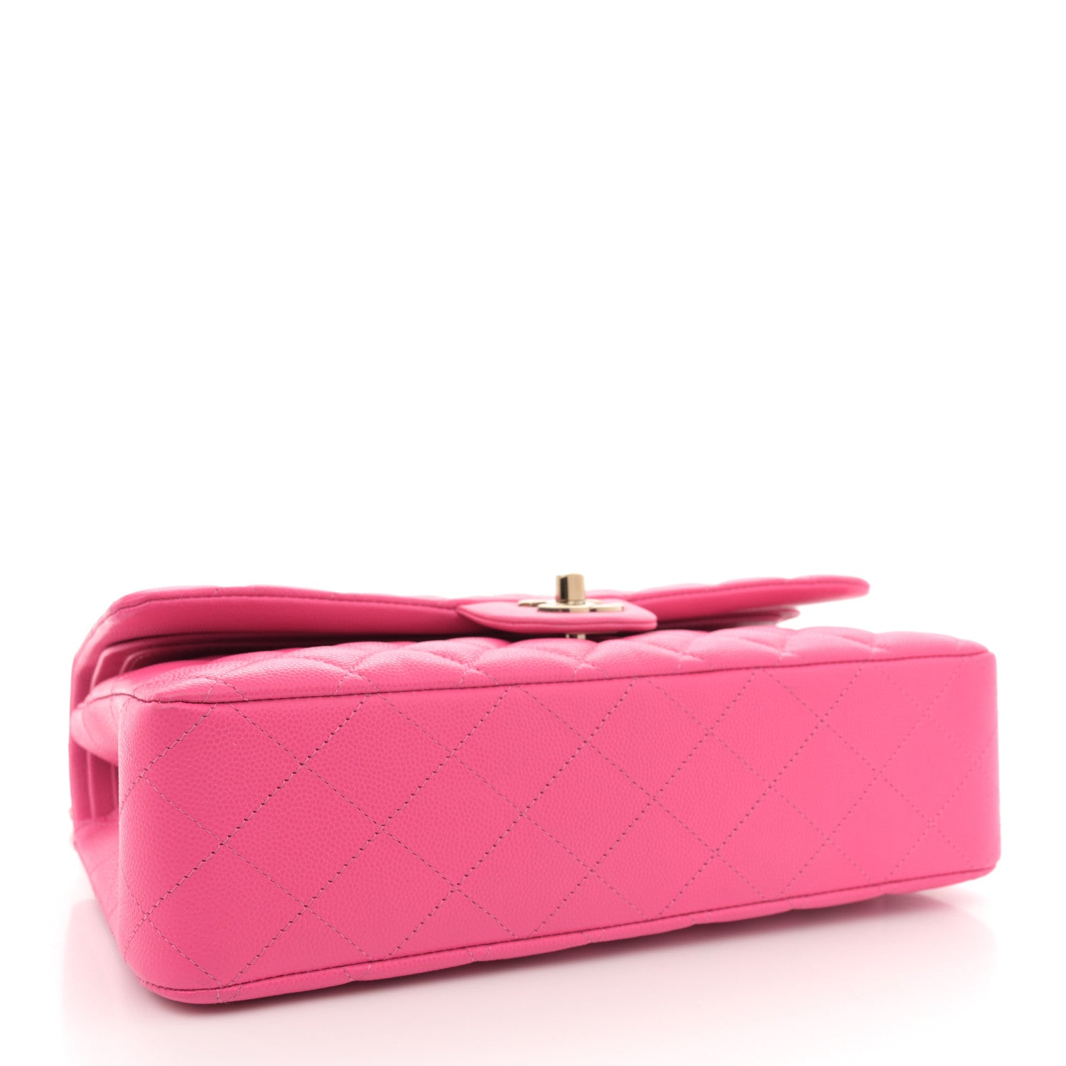 Chanel Caviar Quilted Medium Double Flap Pink 4 of 11