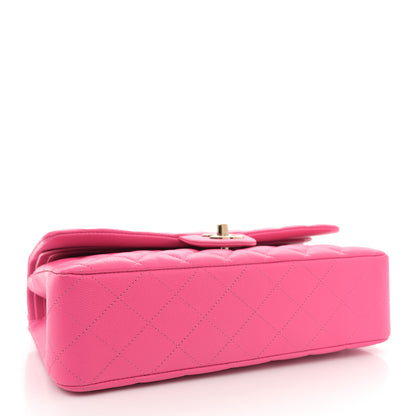Chanel Caviar Quilted Medium Double Flap Pink 4 of 11