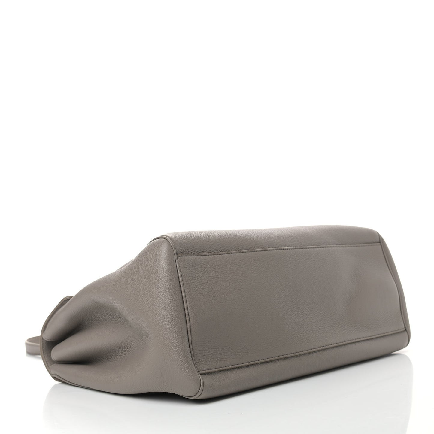 Supple Grained Calfskin Large Soft 16 Bag Pebble