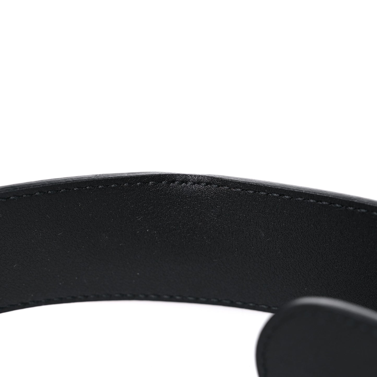 Moon Calfskin Torchon Double G 40mm Belt 95 38 Black
