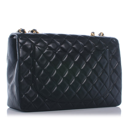 Chanel Lambskin XL Jumbo Flap Black 3 of 7