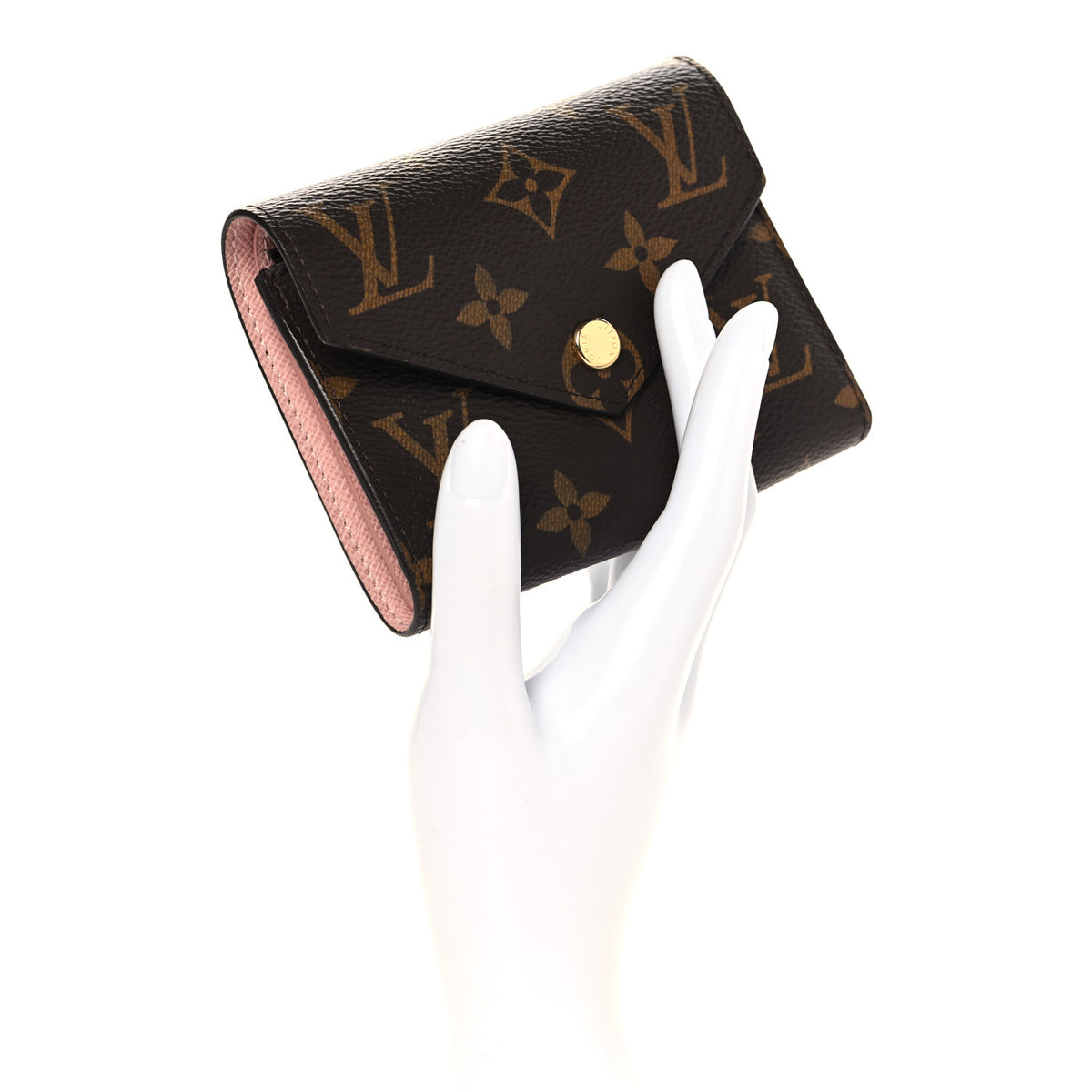 Louis Vuitton Monogram Victorine Wallet Rose Ballerine 2 of 7