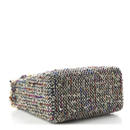 Christian Dior Tweed Fringe Medium Lady Dior Purple 4 of 9