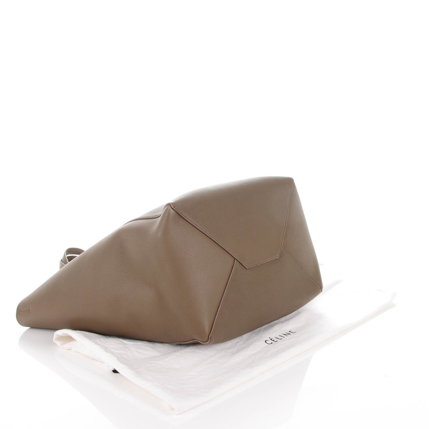 Grained Calfskin Medium Horizontal Cabas Phantom Taupe