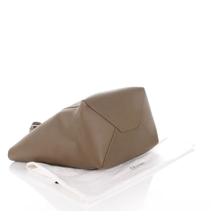 Celine Grained Calfskin Medium Horizontal Cabas Phantom Taupe 4 of 8