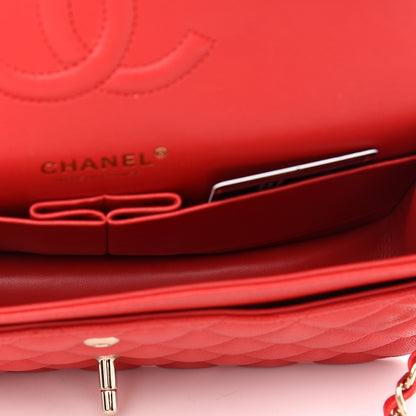 Chanel Caviar Quilted Medium Double Flap Red 5 of 9