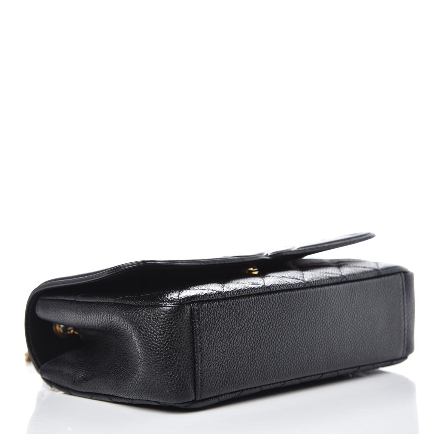 Caviar Quilted Small CC Filigree Flap Black