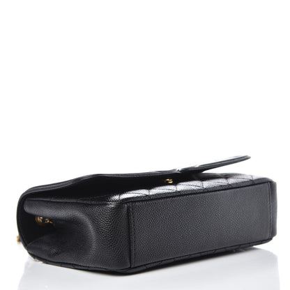 Chanel Caviar Quilted Small CC Filigree Flap Black 4 of 11