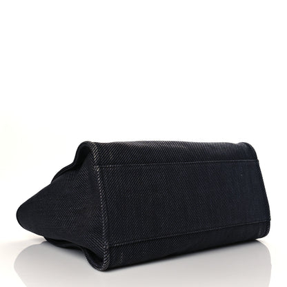 Chanel Canvas Medium Deauville Tote Black 4 of 11