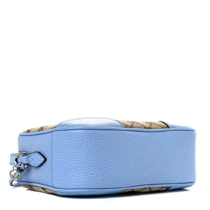 Gucci Monogram Mini Bree Messenger Bag Beige Mineral Blue 4 of 11