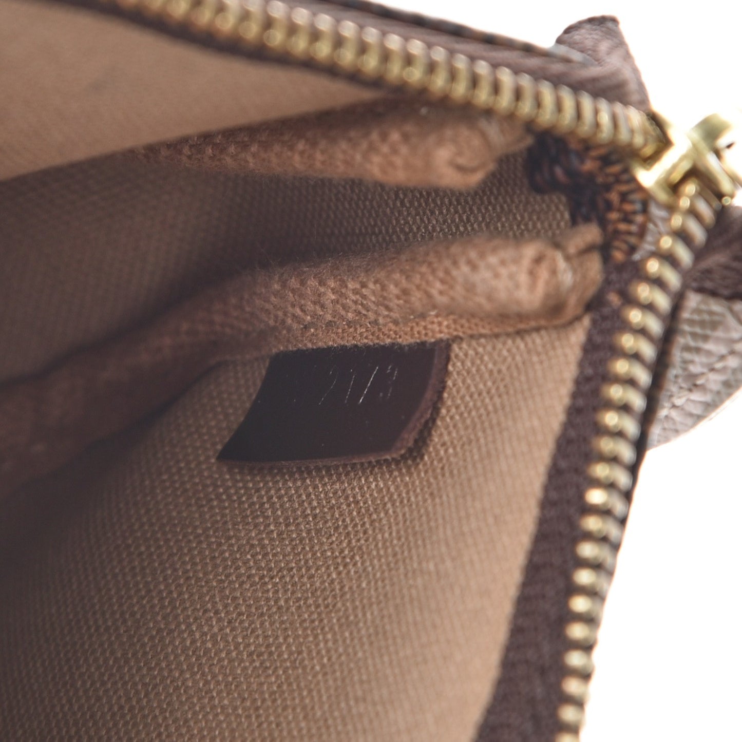 Damier Ebene Trunks and Locks Mini Pochette Accessories