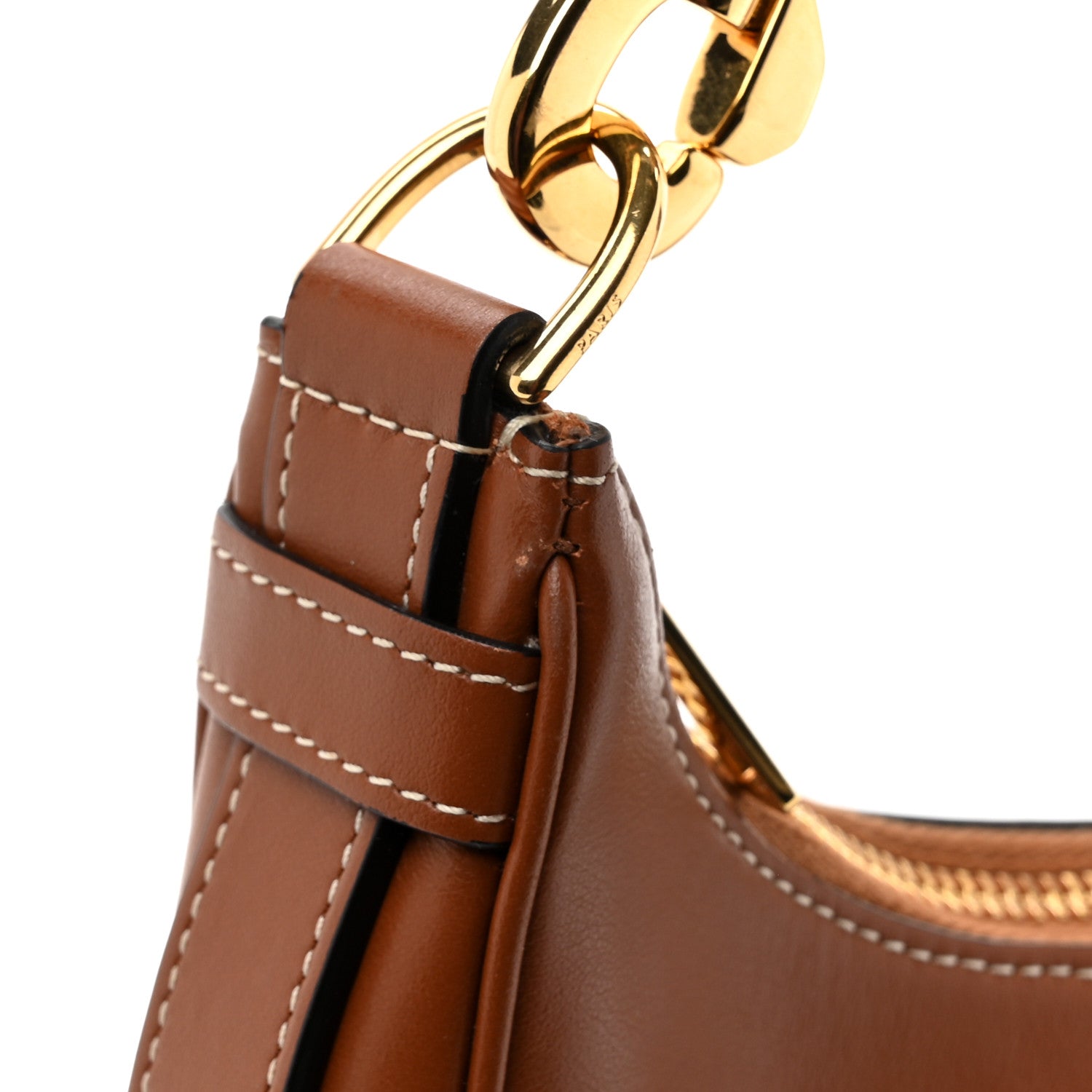 Celine Smooth Calfskin Medium Strap Ava Shoulder Bag Tan 13 of 14