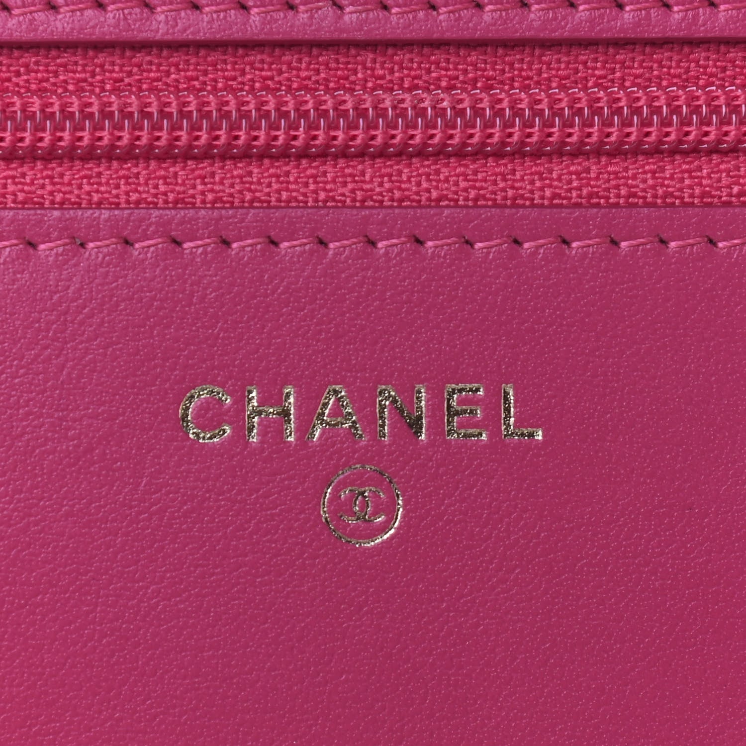 Chanel Tweed Quilted Wallet On Chain WOC Pink Blue White 6 of 11